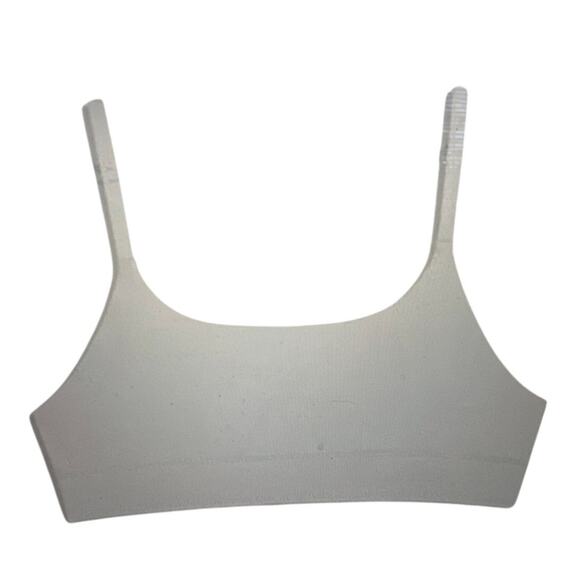 ALLBIRDS Organic Cotton Anytime Bralette Light Gray Size XL New - Picture 1 of 4